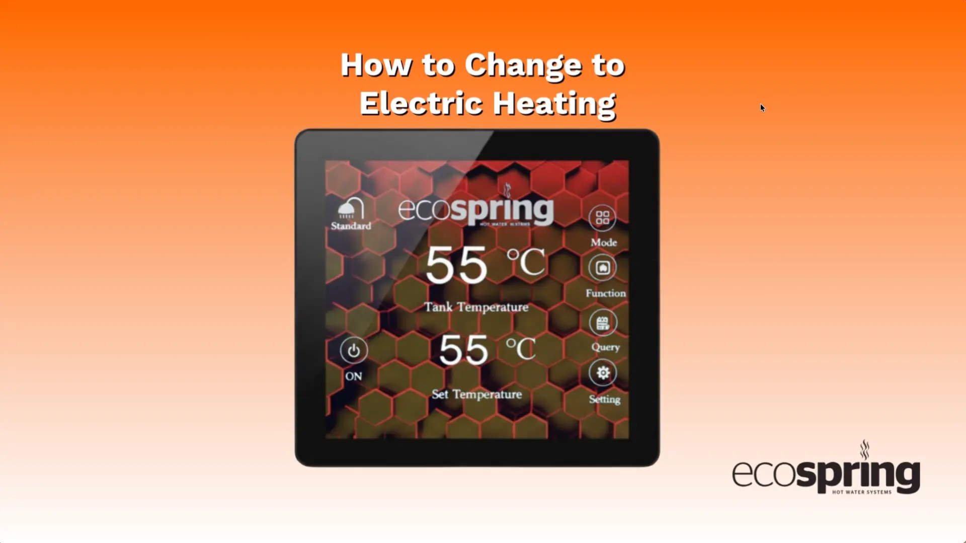 7. How to change to electric heating